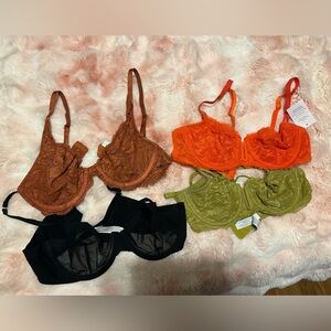 Auden Underwire 4 Bras Bundle Size 36A
